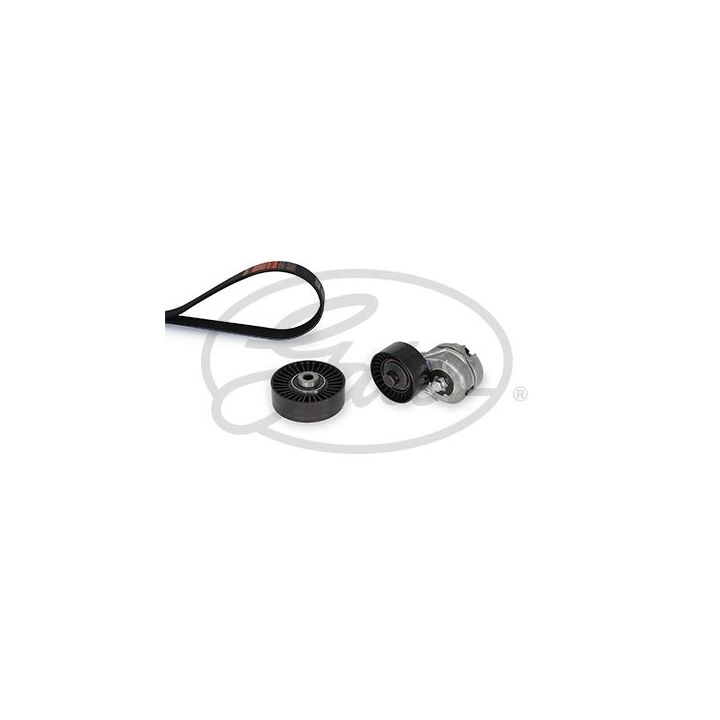 V formos rumbuotas diržas, komplektas GATES K016PK1830XS