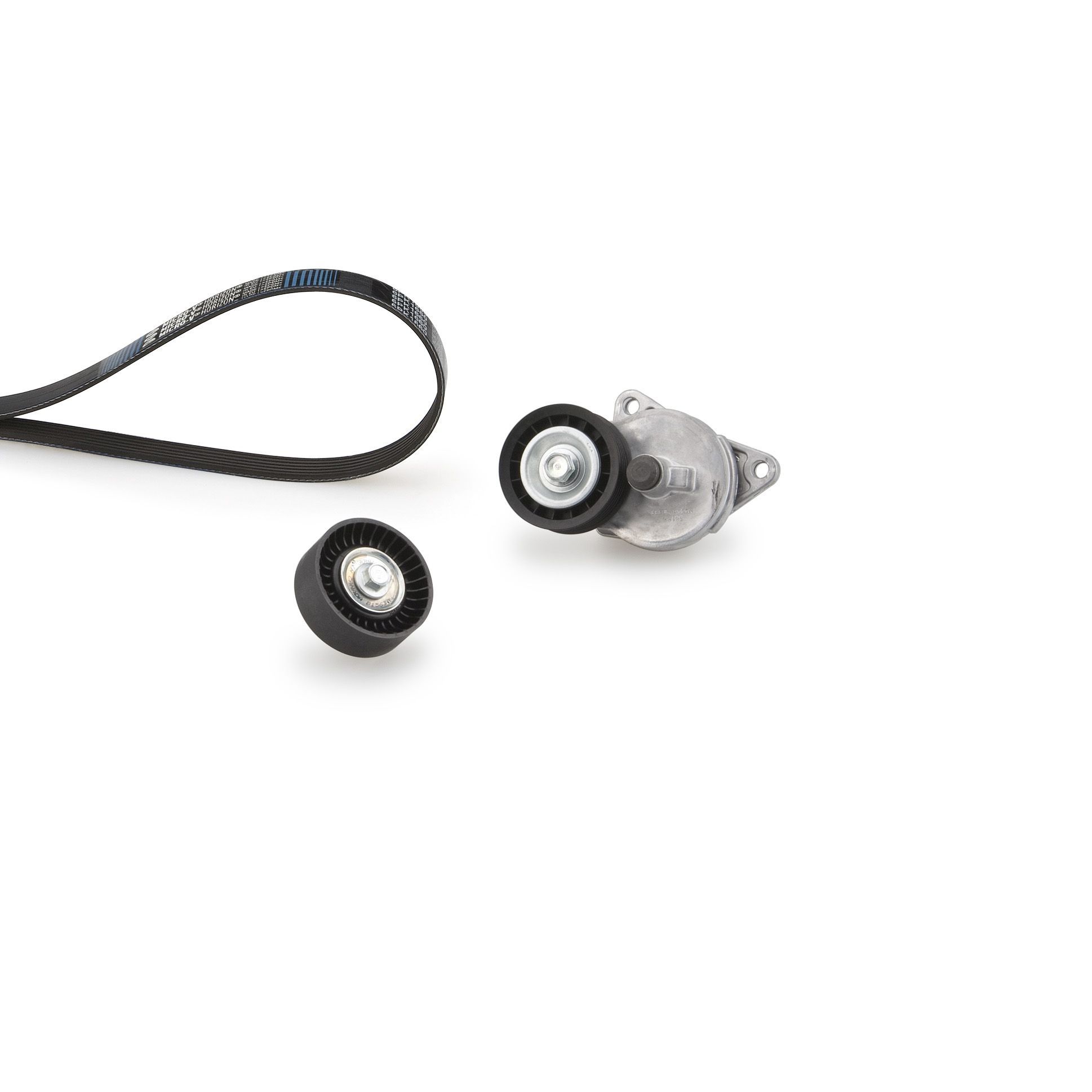 V formos rumbuotas diržas, komplektas GATES K016PK1973