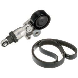 V formos rumbuotas diržas, komplektas GATES K016PK970XS