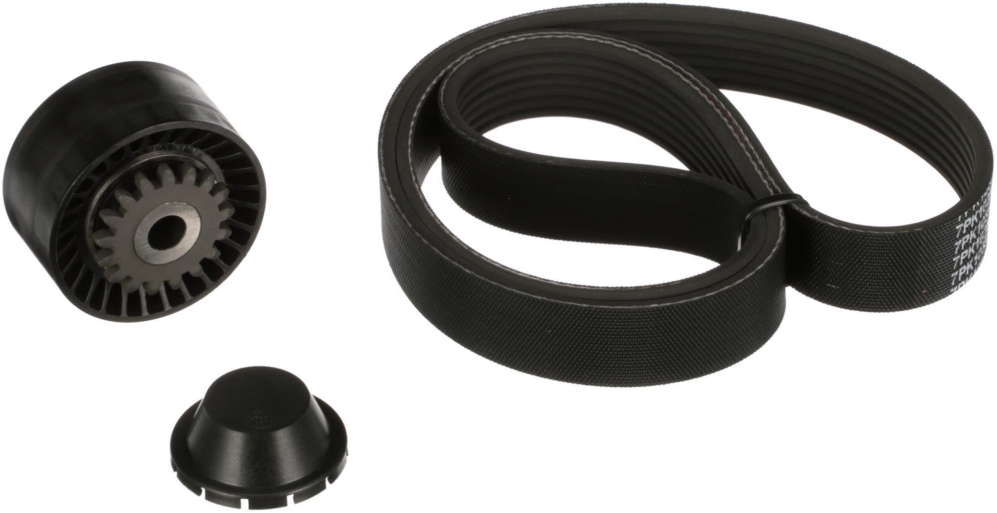 V formos rumbuotas diržas, komplektas GATES K017PK1035