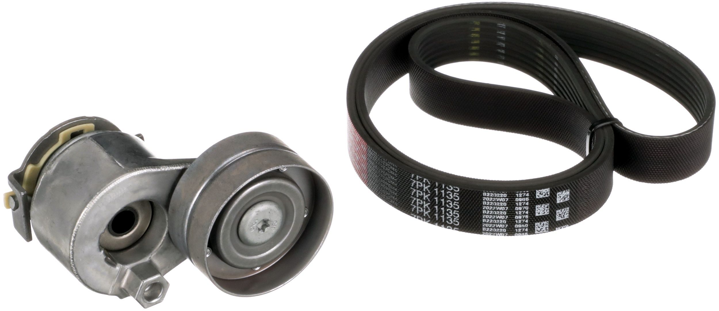 V formos rumbuotas diržas, komplektas GATES K017PK1135