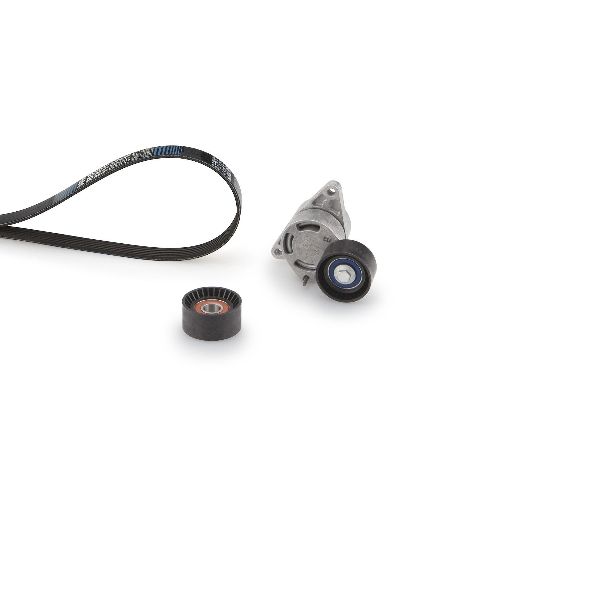 V formos rumbuotas diržas, komplektas GATES K017PK1148