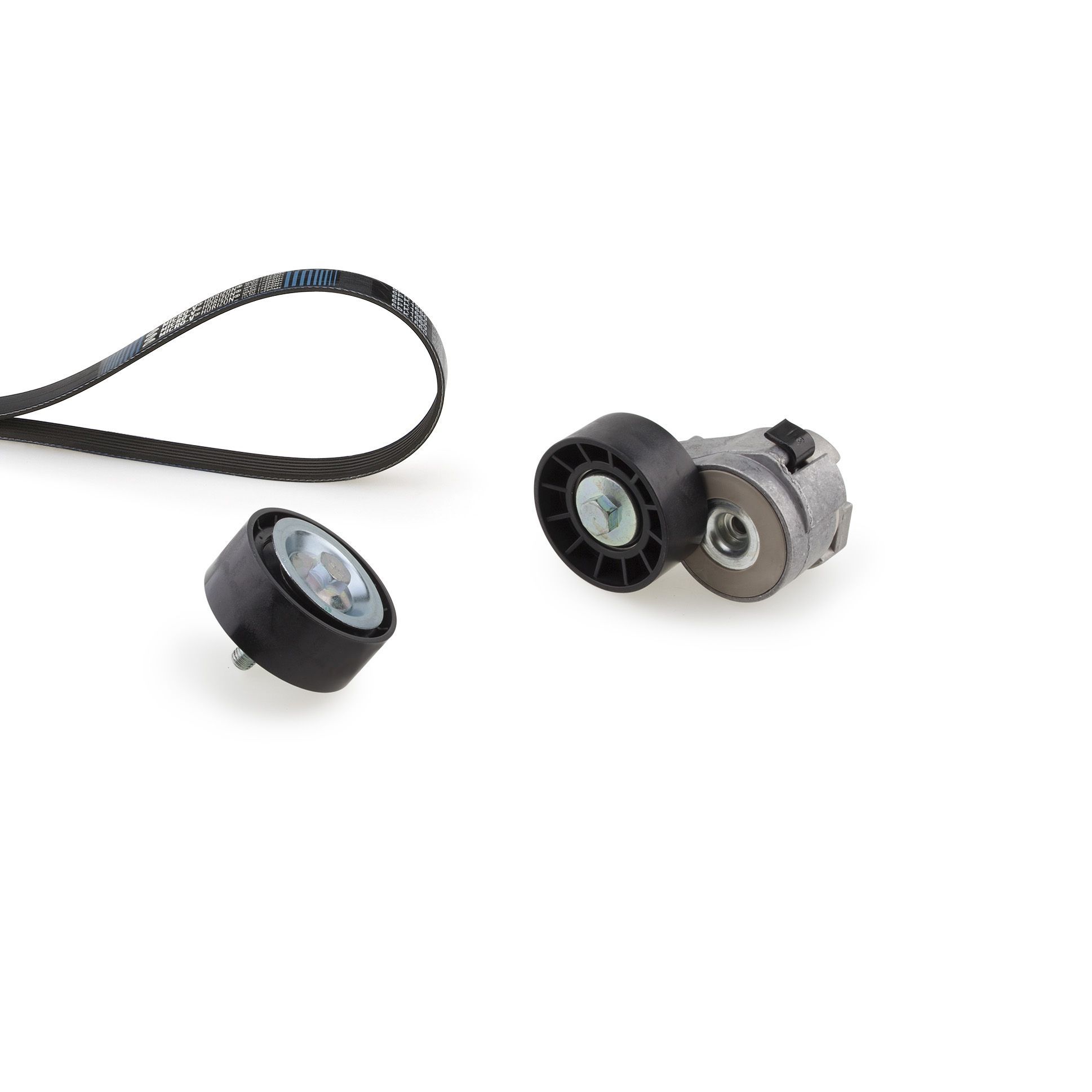 V formos rumbuotas diržas, komplektas GATES K017PK1325