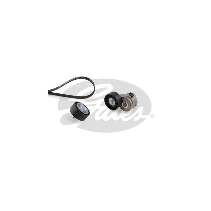 V formos rumbuotas diržas, komplektas GATES K017PK1338