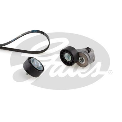 V formos rumbuotas diržas, komplektas GATES K017PK1338