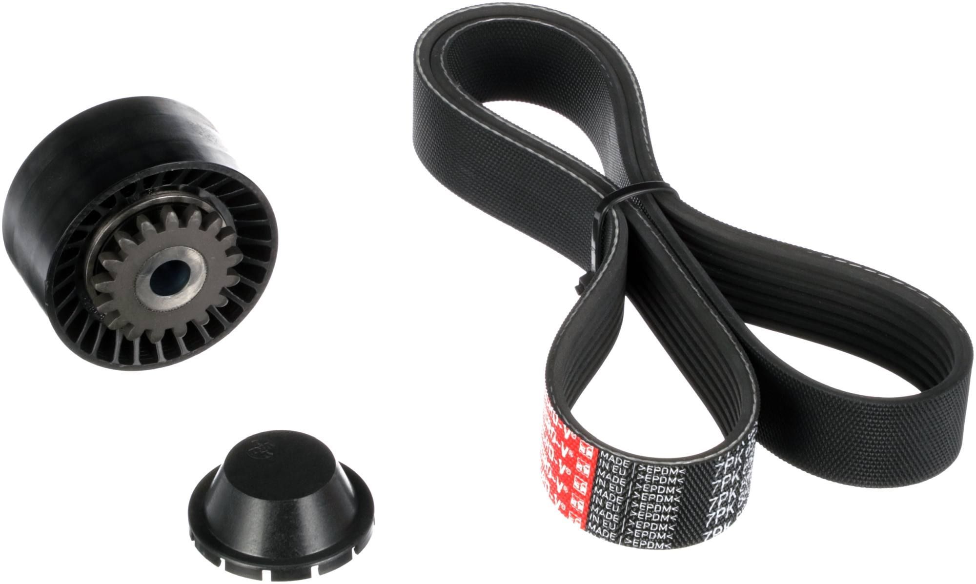 V formos rumbuotas diržas, komplektas GATES K017PK880