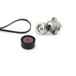 V formos rumbuotas diržas, komplektas GATES K018PK1225