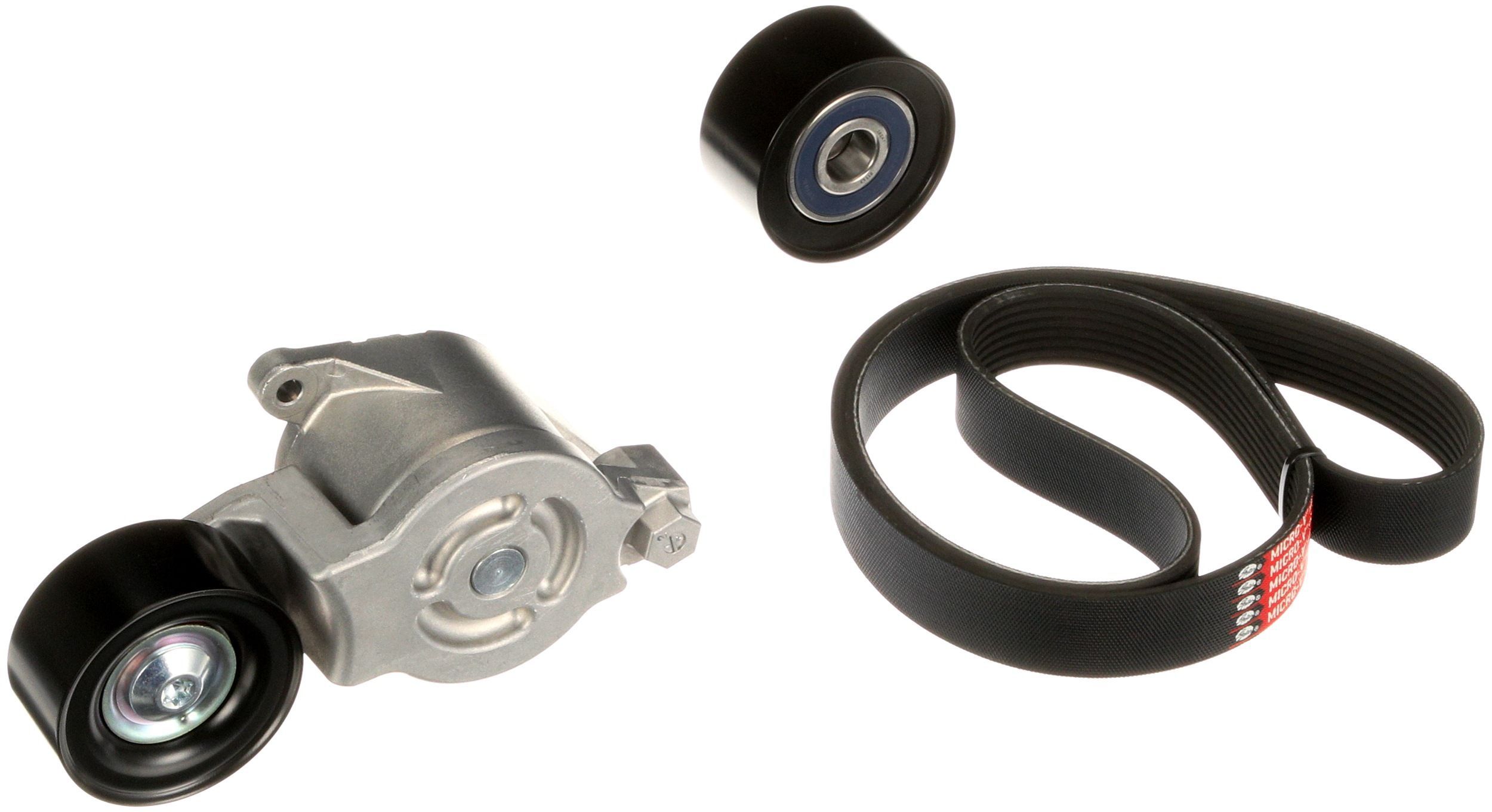 V formos rumbuotas diržas, komplektas GATES K018PK1310XS