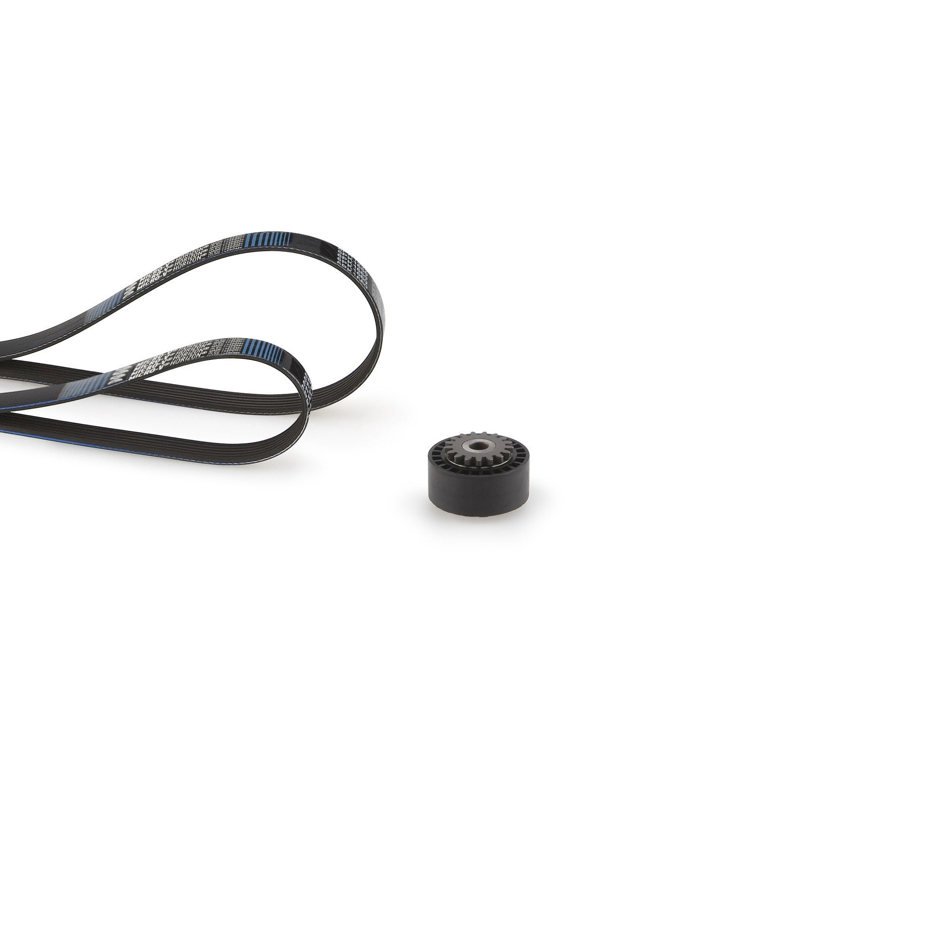 V formos rumbuotas diržas, komplektas GATES K023PK753