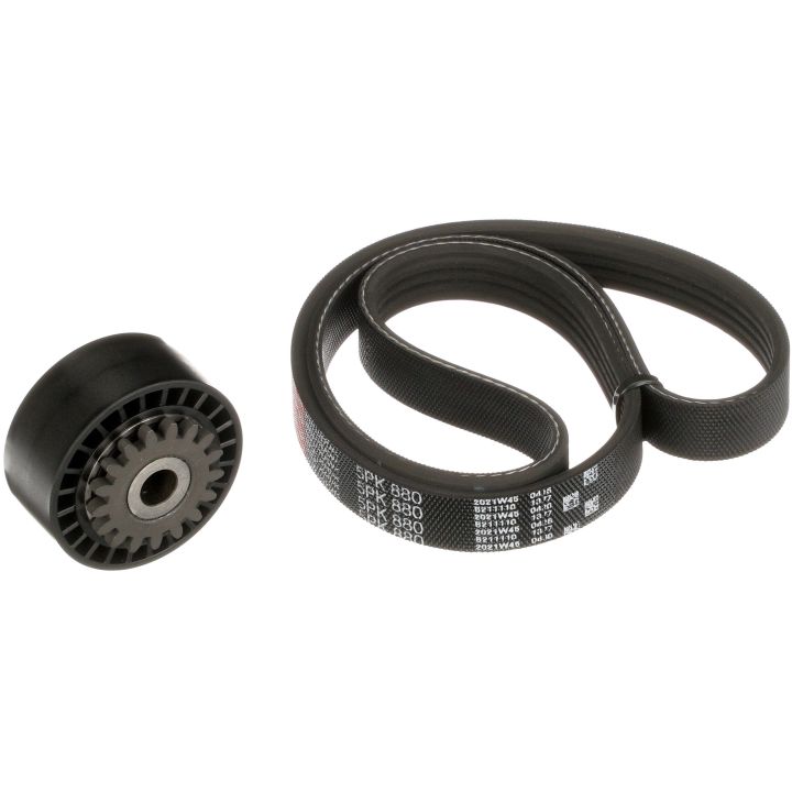 V formos rumbuotas diržas, komplektas GATES K025PK880