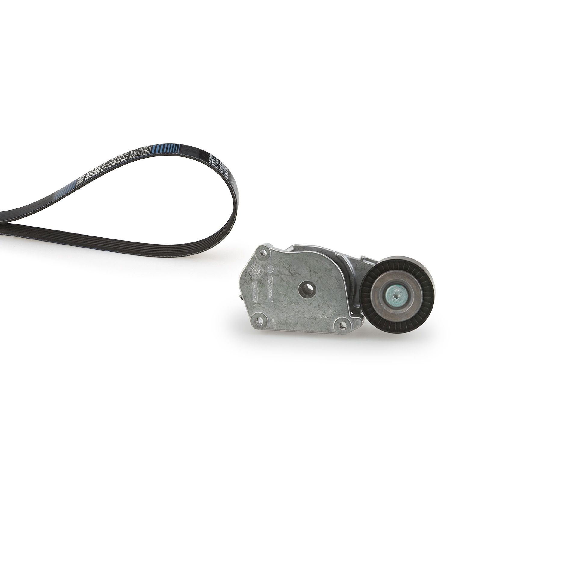 V formos rumbuotas diržas, komplektas GATES K026PK1033