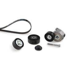 V formos rumbuotas diržas, komplektas GATES K026PK1360