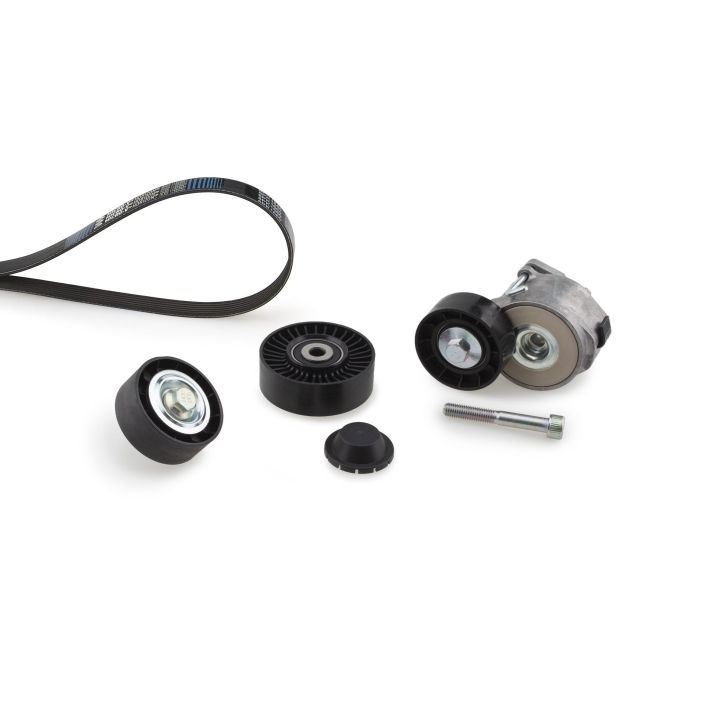 V formos rumbuotas diržas, komplektas GATES K026PK1360