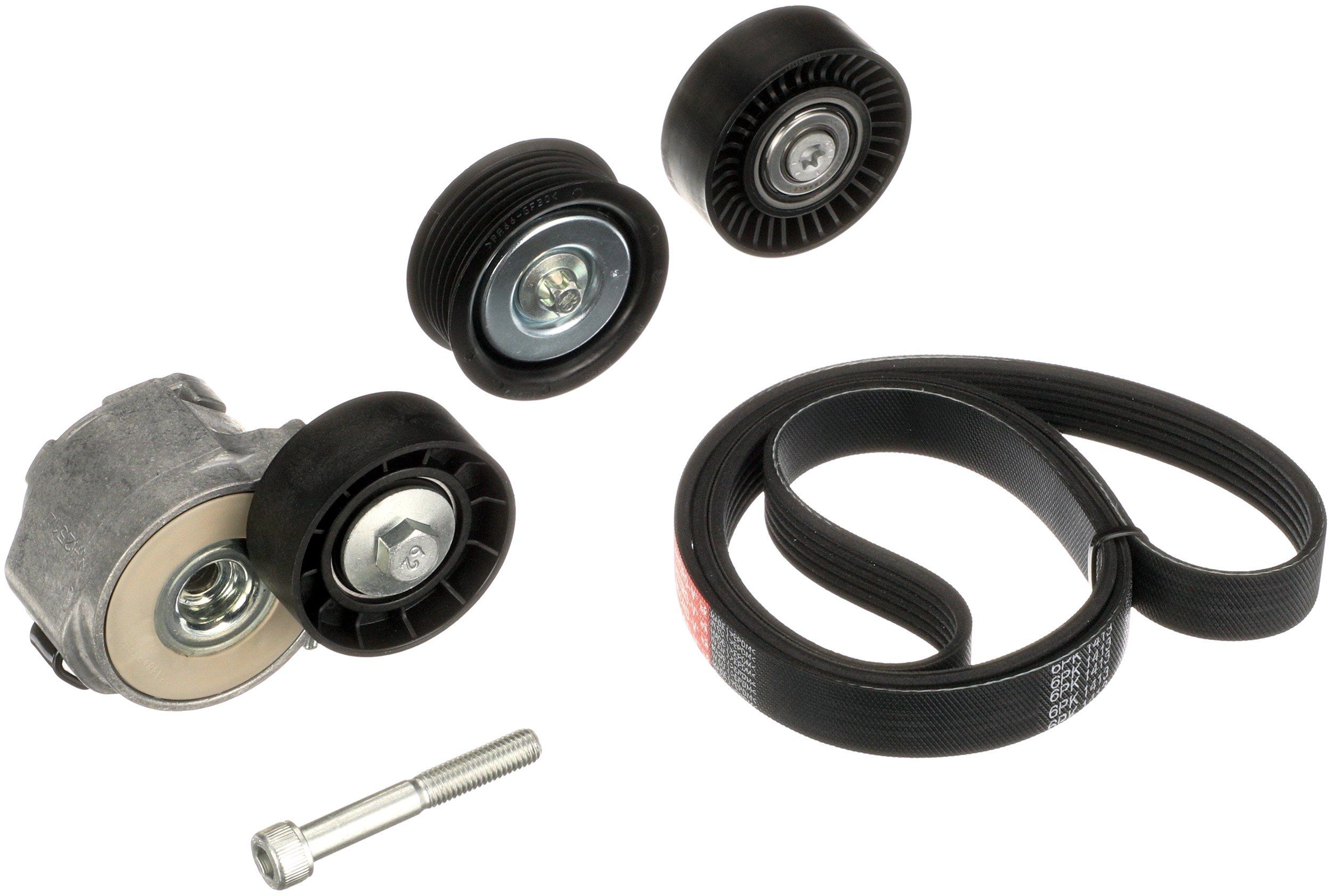 V formos rumbuotas diržas, komplektas GATES K026PK1413