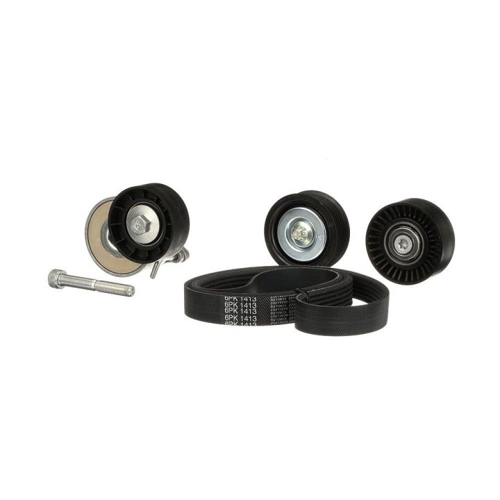 V formos rumbuotas diržas, komplektas GATES K026PK1413