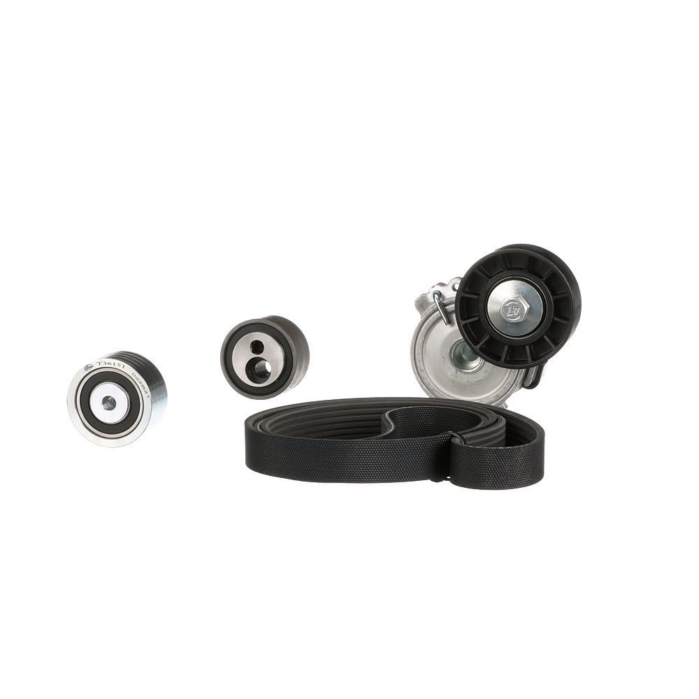 V formos rumbuotas diržas, komplektas GATES K026PK1470