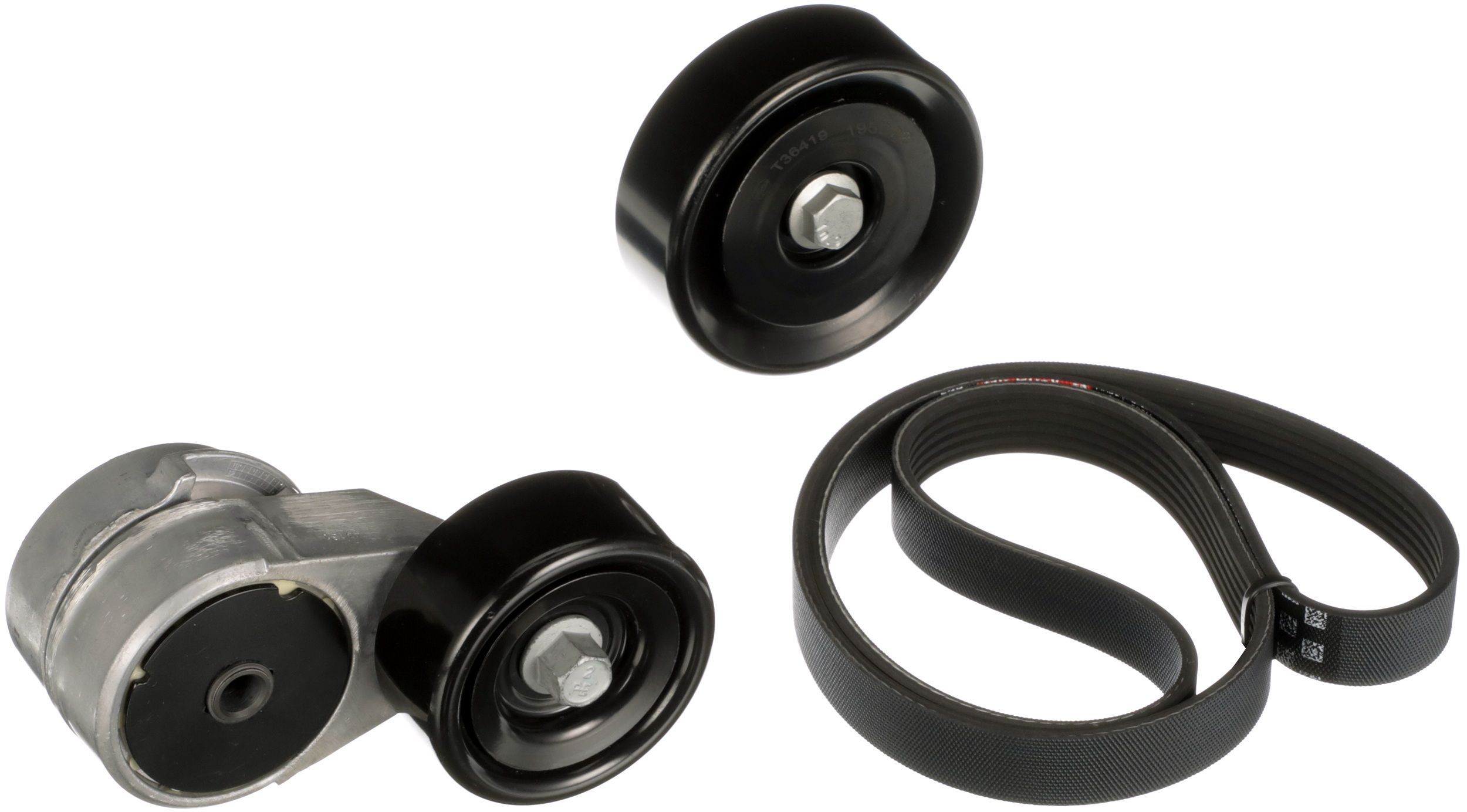 V formos rumbuotas diržas, komplektas GATES K026PK1530