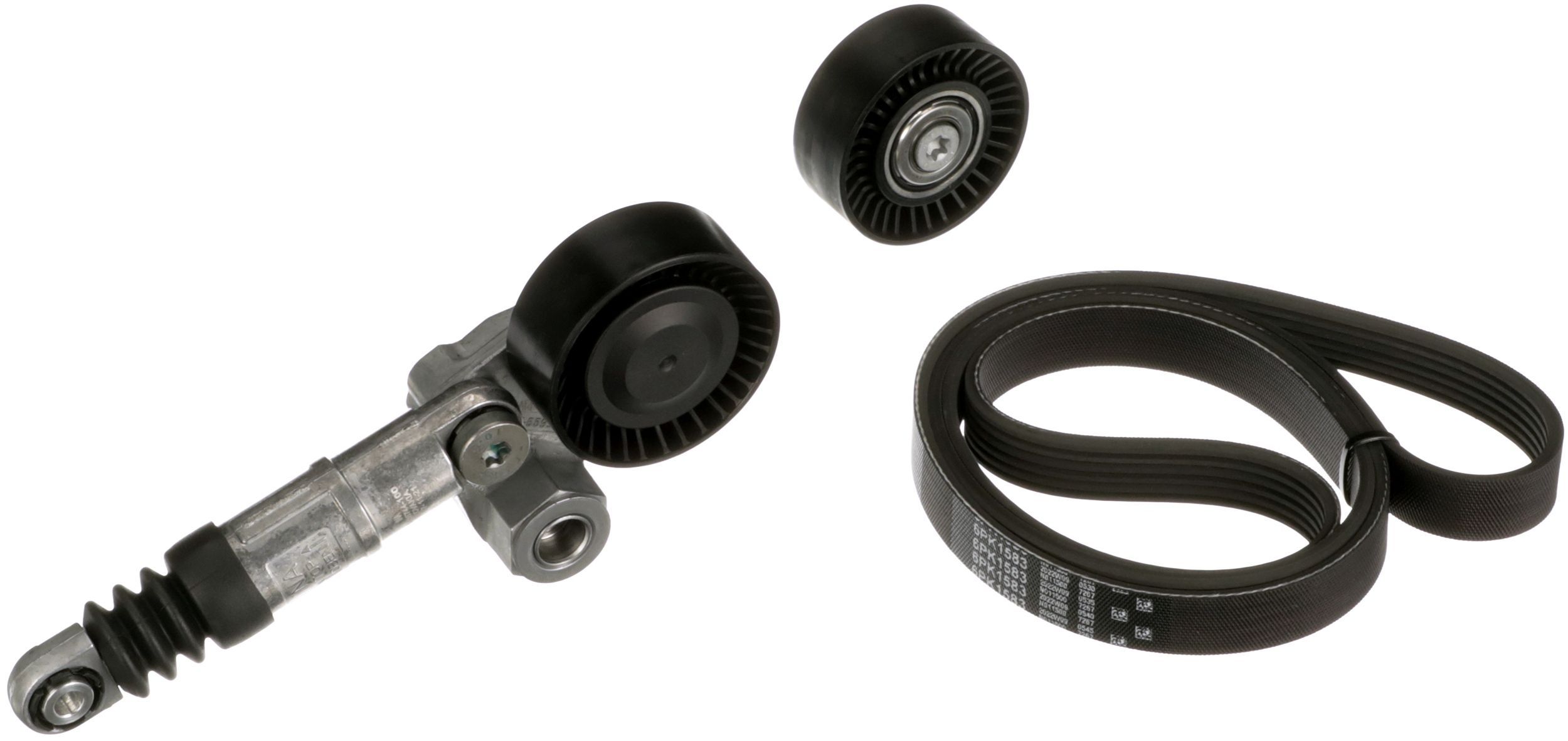 V formos rumbuotas diržas, komplektas GATES K026PK1583