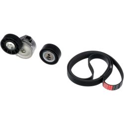 V formos rumbuotas diržas, komplektas GATES K026PK1750