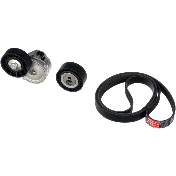 V formos rumbuotas diržas, komplektas GATES K026PK1750