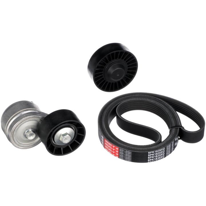V formos rumbuotas diržas, komplektas GATES K026PK1835XQ