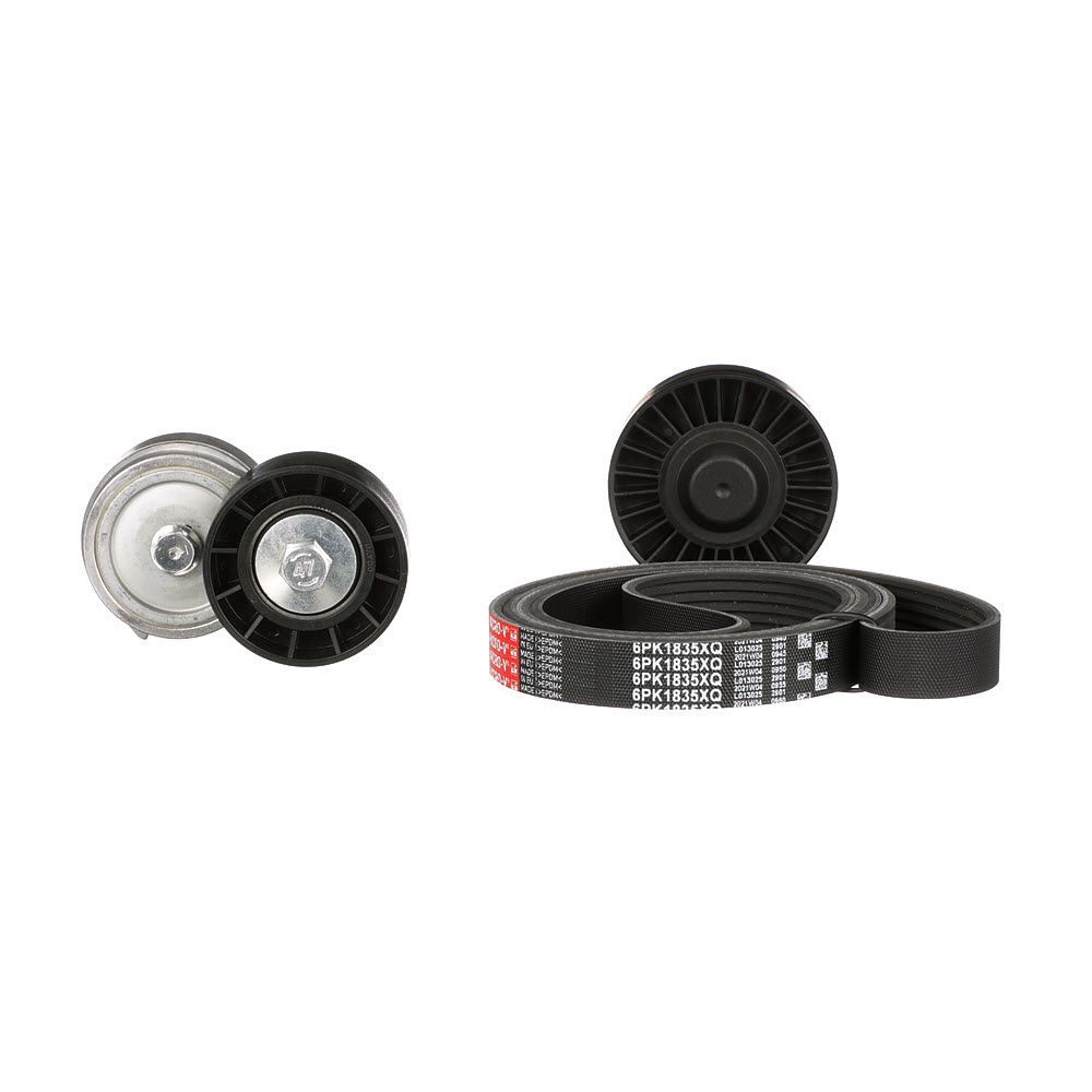 V formos rumbuotas diržas, komplektas GATES K026PK1835XQ