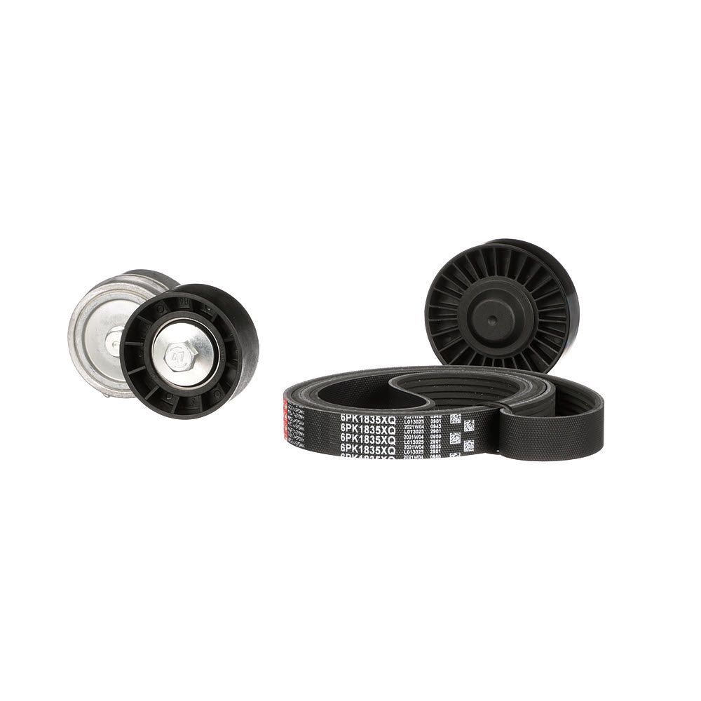 V formos rumbuotas diržas, komplektas GATES K026PK1835XQ