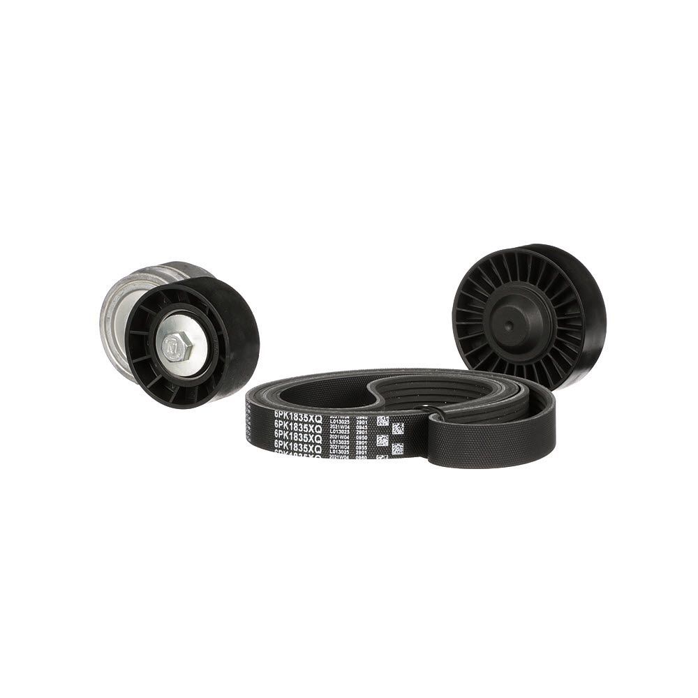 V formos rumbuotas diržas, komplektas GATES K026PK1835XQ
