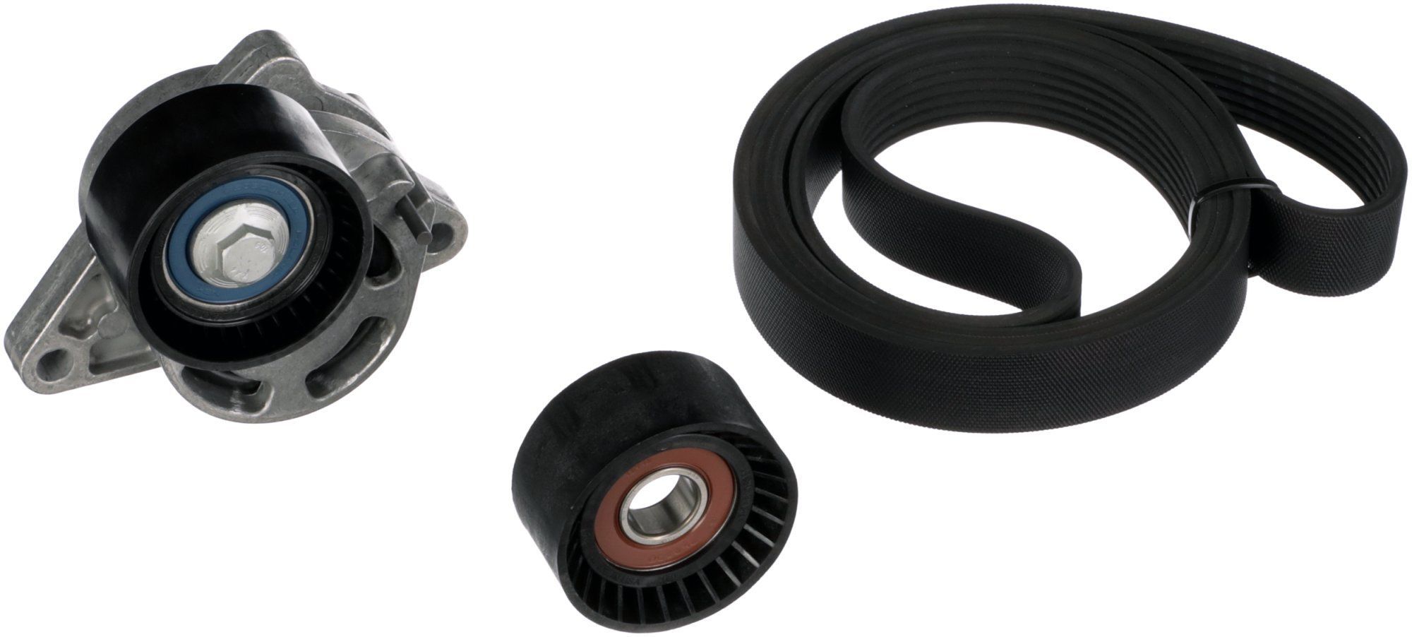 V formos rumbuotas diržas, komplektas GATES K027PK1793