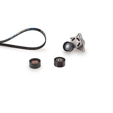 V formos rumbuotas diržas, komplektas GATES K027PK1835