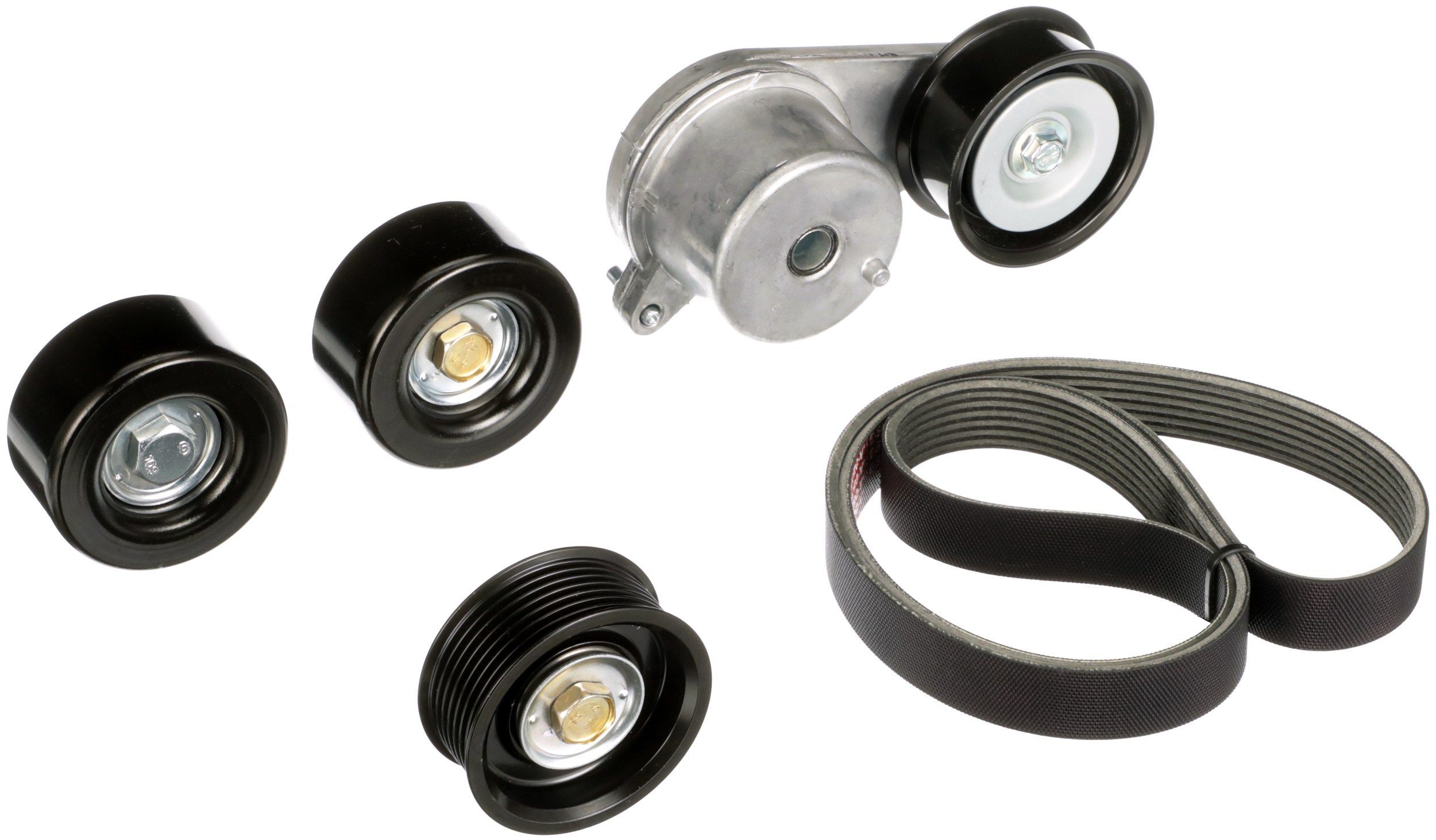 V formos rumbuotas diržas, komplektas GATES K027PK2020XS