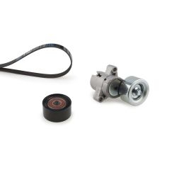 V formos rumbuotas diržas, komplektas GATES K028PK1225