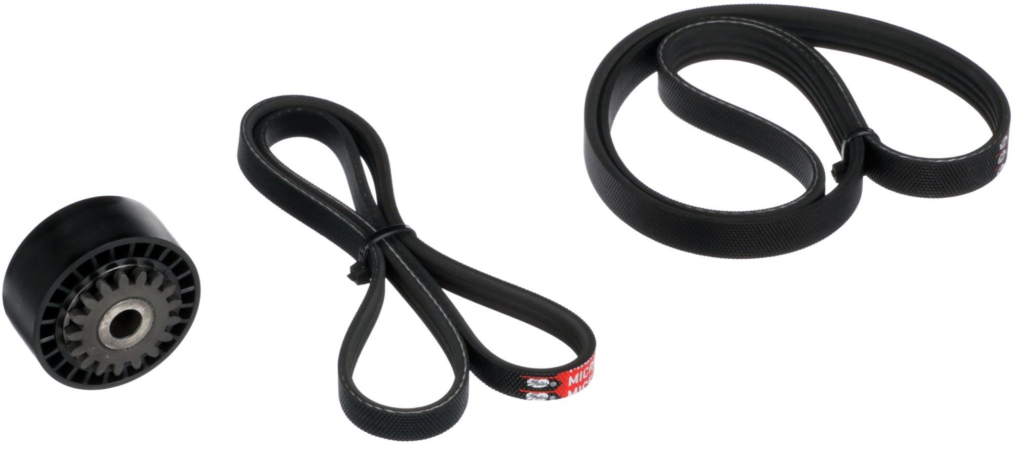 V formos rumbuotas diržas, komplektas GATES K033PK753