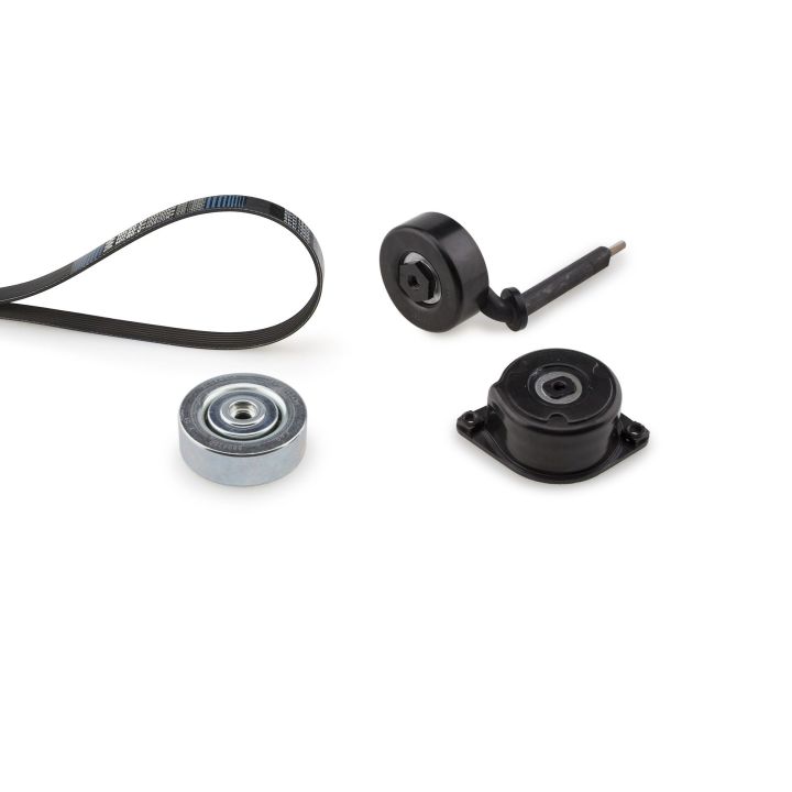 V formos rumbuotas diržas, komplektas GATES K035PK2030