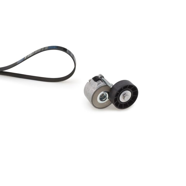 V formos rumbuotas diržas, komplektas GATES K036PK1163