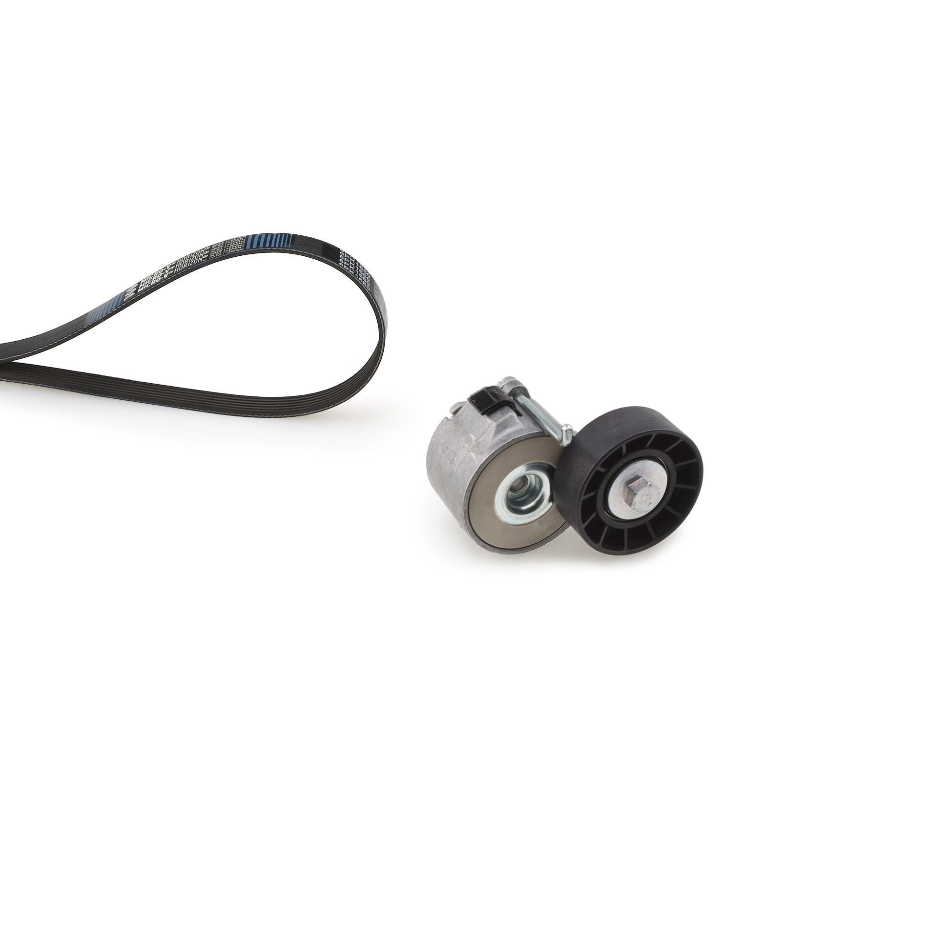 V formos rumbuotas diržas, komplektas GATES K036PK1163