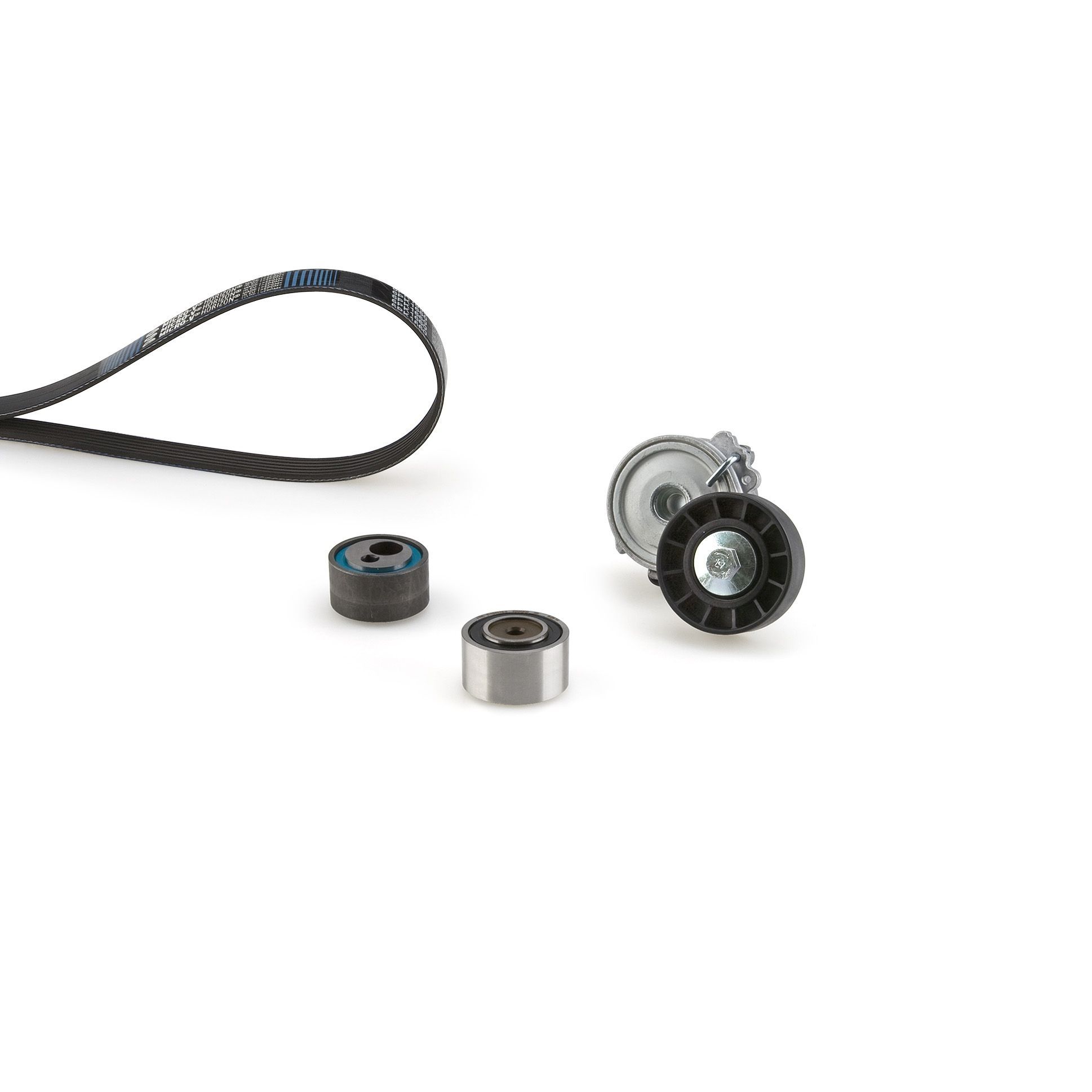 V formos rumbuotas diržas, komplektas GATES K036PK1470