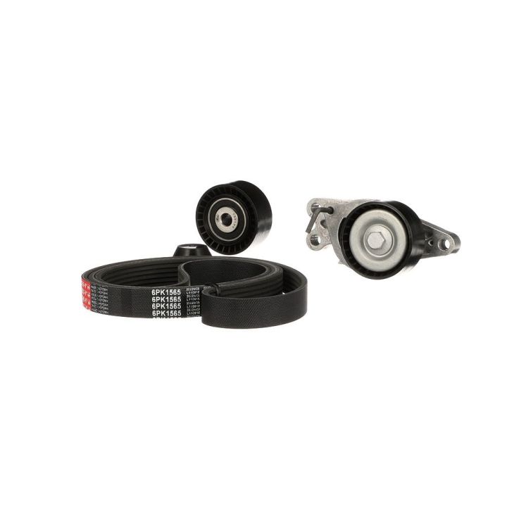 V formos rumbuotas diržas, komplektas GATES K036PK1565
