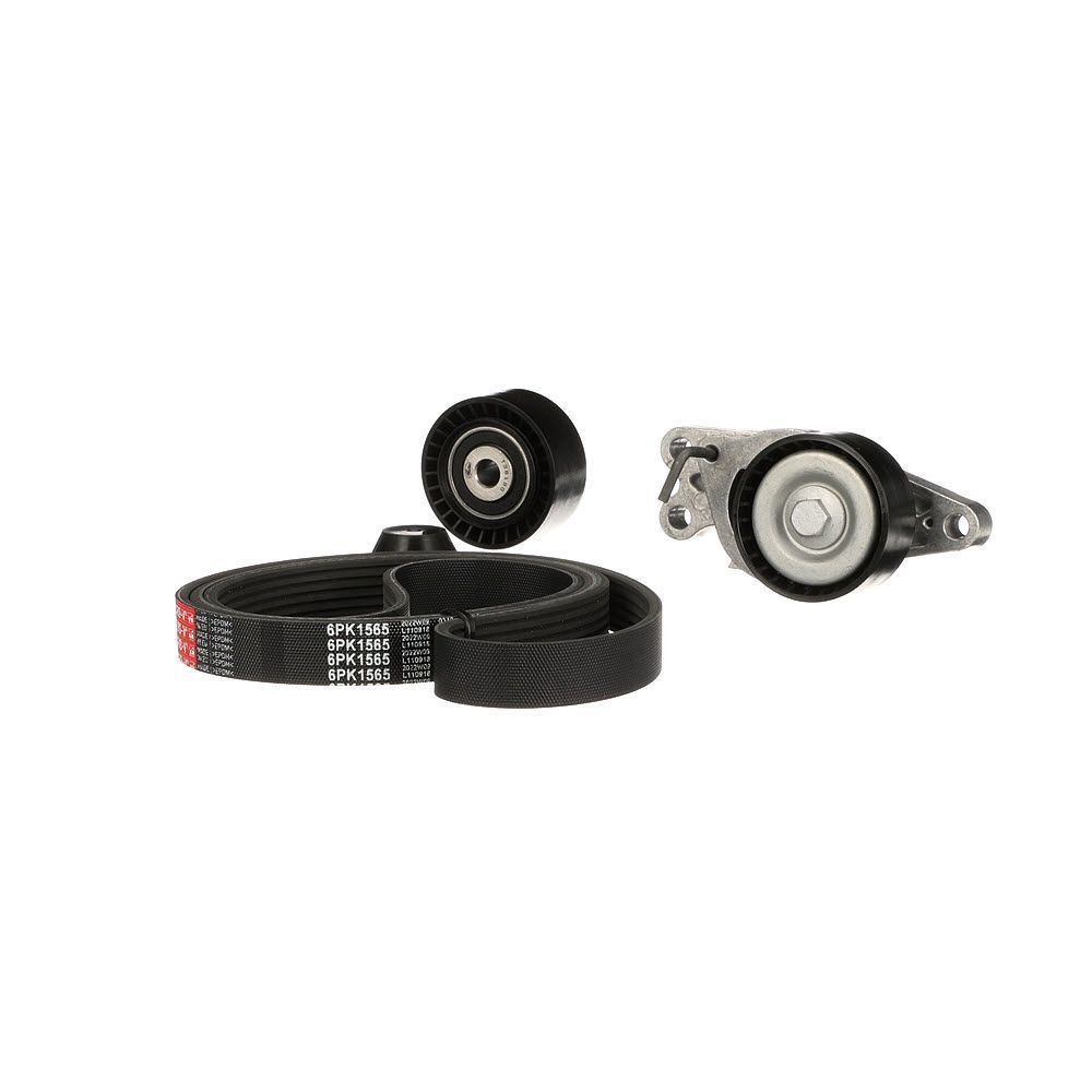 V formos rumbuotas diržas, komplektas GATES K036PK1565