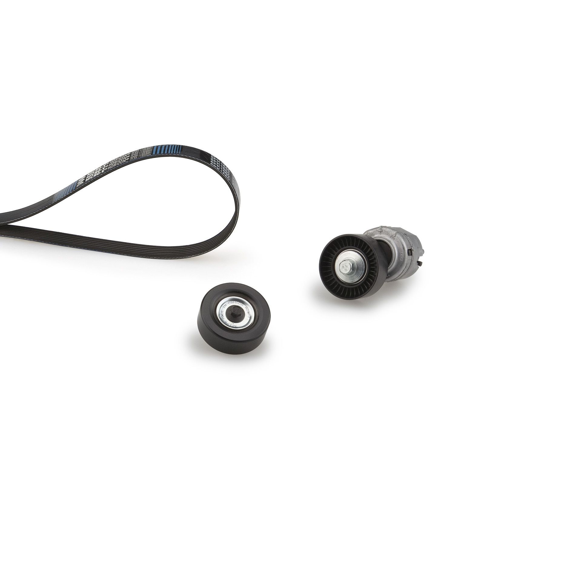 V formos rumbuotas diržas, komplektas GATES K036PK1763