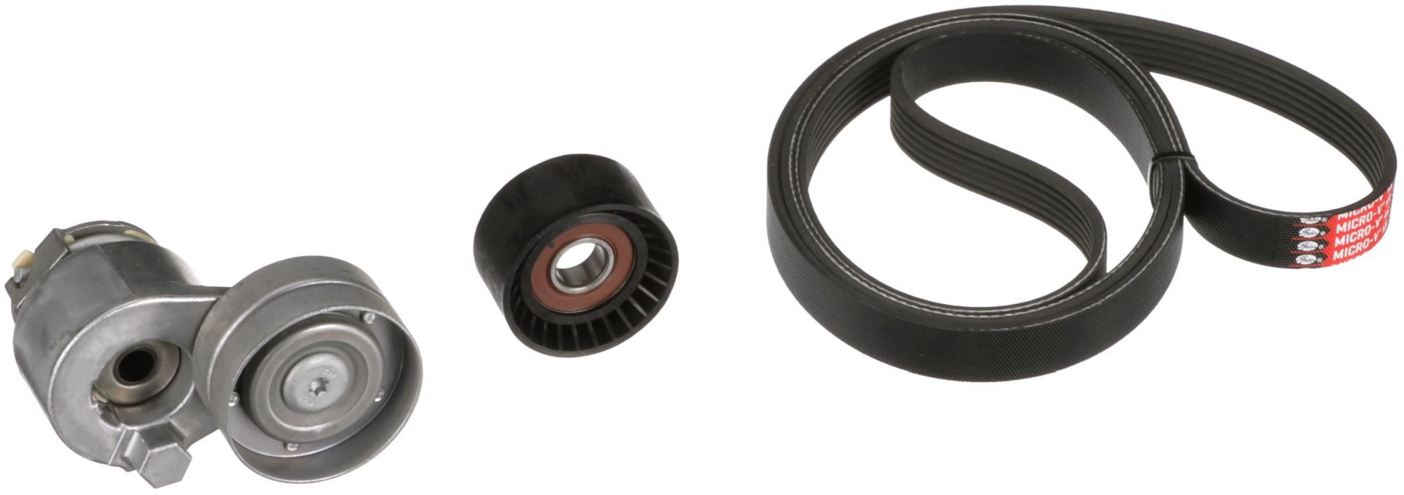 V formos rumbuotas diržas, komplektas GATES K036PK1795