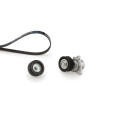 V formos rumbuotas diržas, komplektas GATES K036PK2245