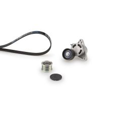 V formos rumbuotas diržas, komplektas GATES K037PK1113