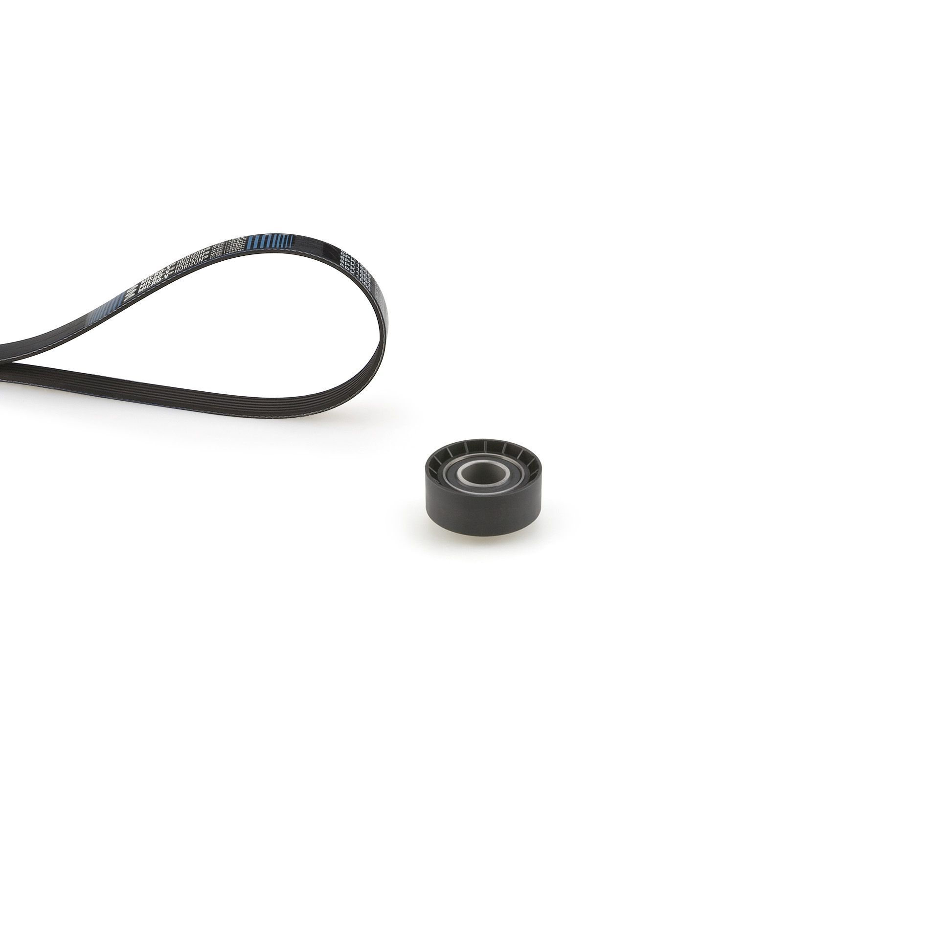 V formos rumbuotas diržas, komplektas GATES K045PK1163