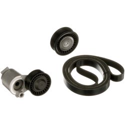 V formos rumbuotas diržas, komplektas GATES K046PK1198