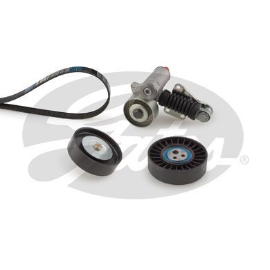 V formos rumbuotas diržas, komplektas GATES K046PK1693