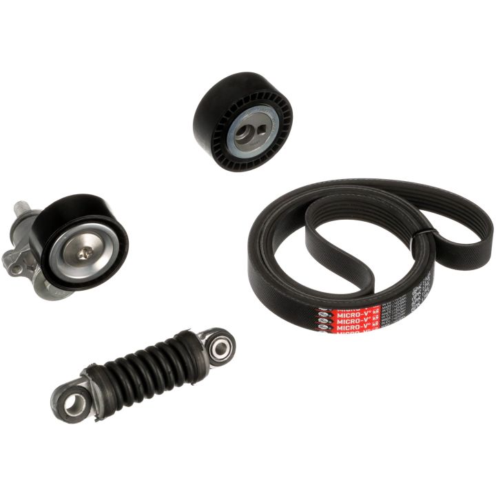 V formos rumbuotas diržas, komplektas GATES K046PK1740