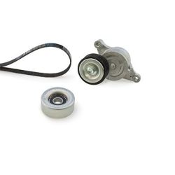 V formos rumbuotas diržas, komplektas GATES K046PK1840