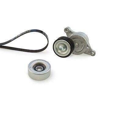 V formos rumbuotas diržas, komplektas GATES K046PK1840
