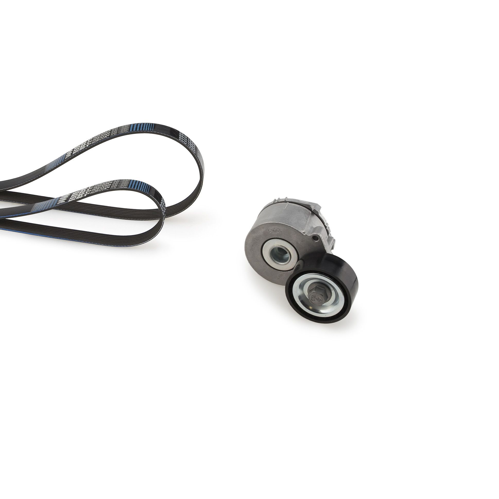 V formos rumbuotas diržas, komplektas GATES K046PK870